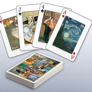 Fine Art Impressionisme speelkaarten, 54 speelkaarten Speelkaarten Pokerkaarten verzamelkaarten kaartspelcollectie bordspel