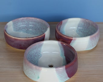 Handmade Ceramic Planters set of 3