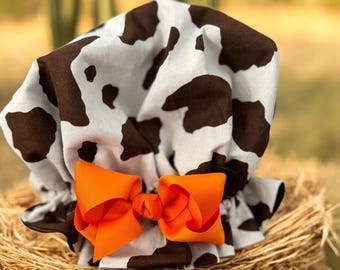 Funky Satin-Lined Shower Cap, Water-Resistant Bougie Bonnet