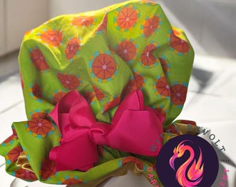Funky Shower Cap, Satin-Lined, Water-Resistant, Adjustable