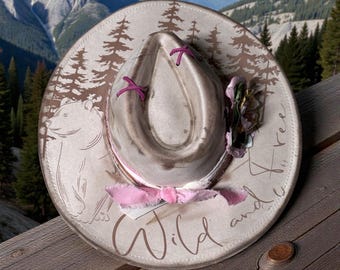 Flat Brim Hat - Untamed Mama Bear