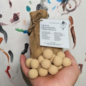 Regional Wildflower Seed Balls – Handmade Pollinator Friendly Mixes