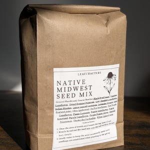 NATIVE Wildflower Stratified Seed Mixtures: Pollinator-Friendly Gardens, Memorial gardens, Ready to plant