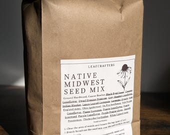 NATIVE Wildflower Stratified Seed Mixtures: Pollinator-Friendly Gardens, Memorial gardens, Ready to plant