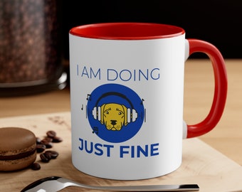 Golden retriever dog coffee mug 11oz