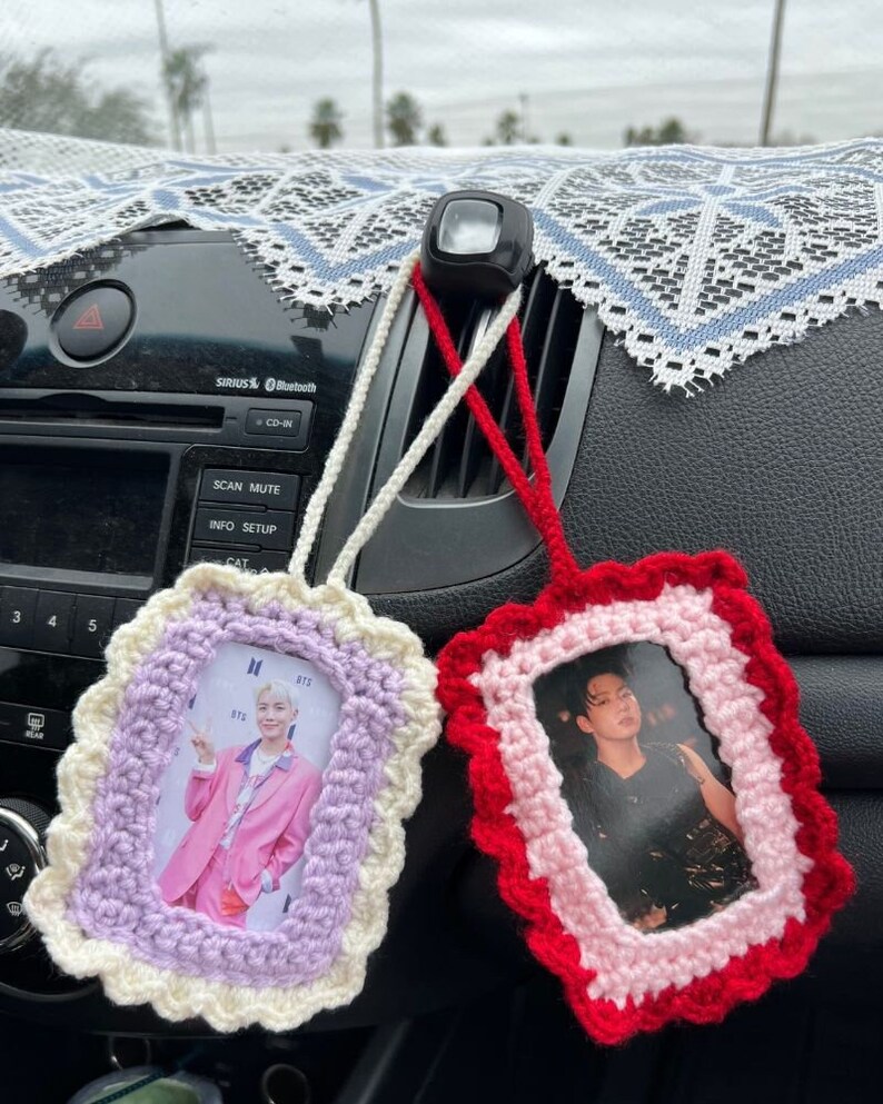 Photocard Holder, K-pop Photo Holder, Cute Crochet Photo Card Holder ...