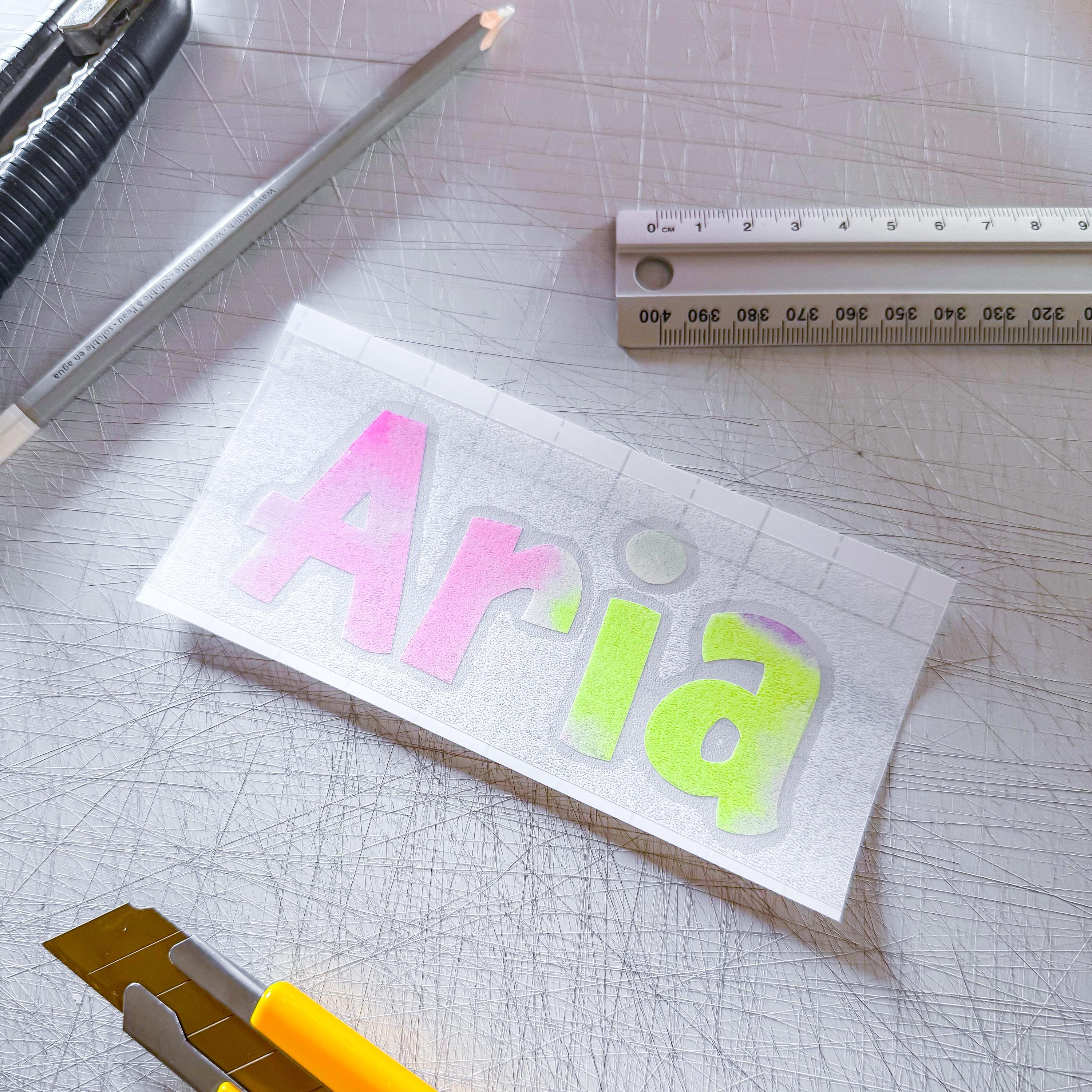 Custom Vinyl Name Sticker: Personalized Decal - Etsy Australia