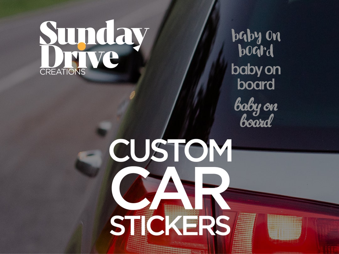 Custom Vinyl Car Stickers High Quality Stickers for Car Windows or ...