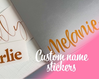 Custom Vinyl Name Sticker: Personalized Decal