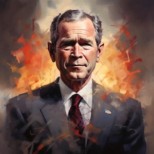 President George W Bush