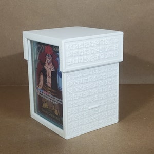 Poneglyph / Compartimentado / Caja de mazo TCG / Tapa personalizable