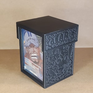 Gear 5 Luffy / Compartimentado / Caja de cubierta TCG / Tapa personalizable