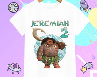 Personalized Maui Birthday Boy, Birthday Girl, Family Shirt, Party Family Matching Tee.