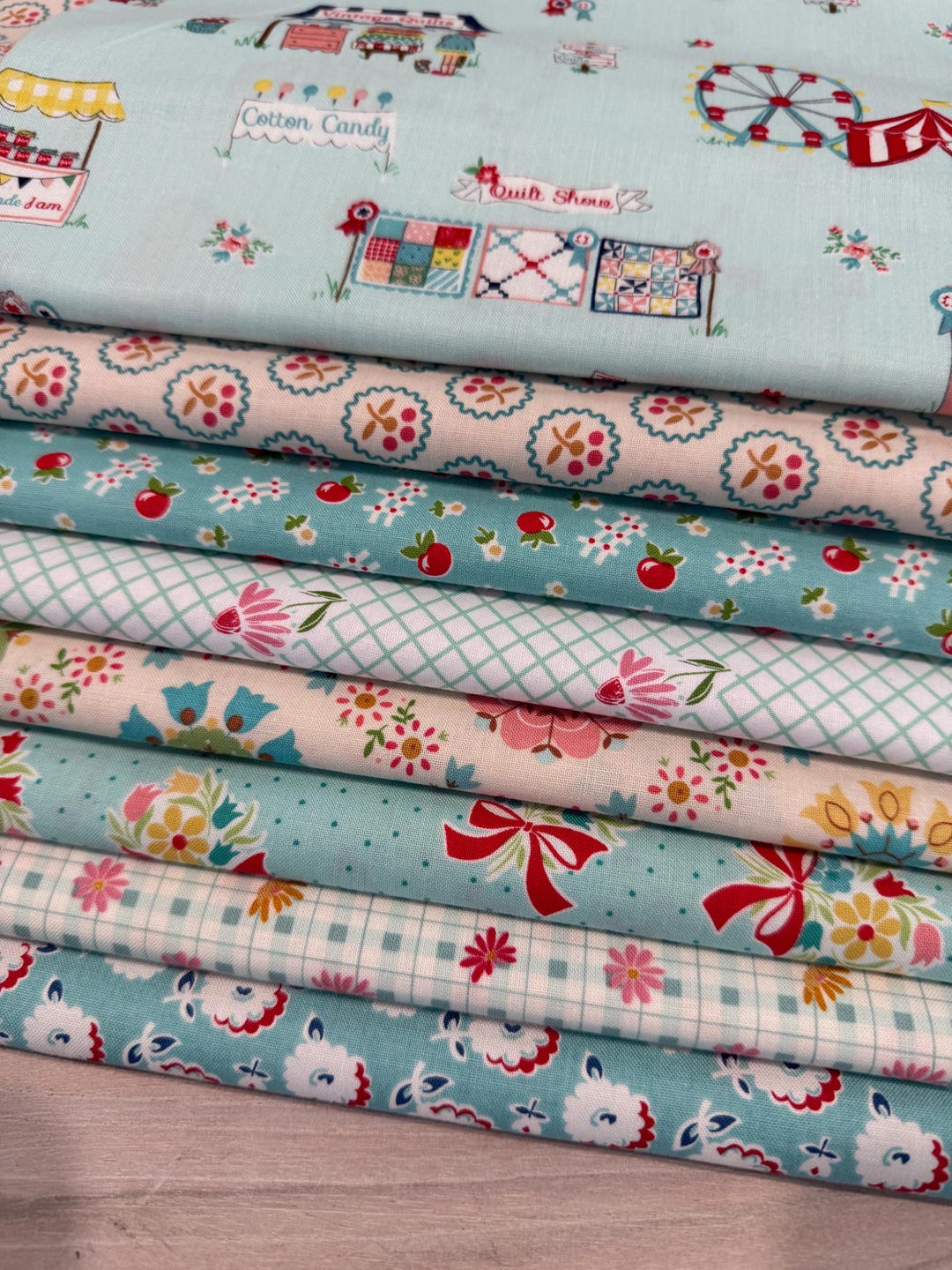 30s Style 8 Fat Quarter Bundle, Curated Riley Blake Designs Fabrics ...