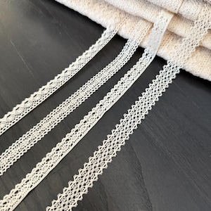 2 y  Cotton crochet lace trim, edging lace L7