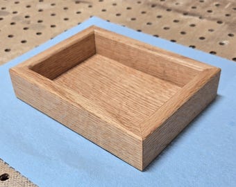 Wooden Tray - Quarter Sawn Red Oak - Very Small