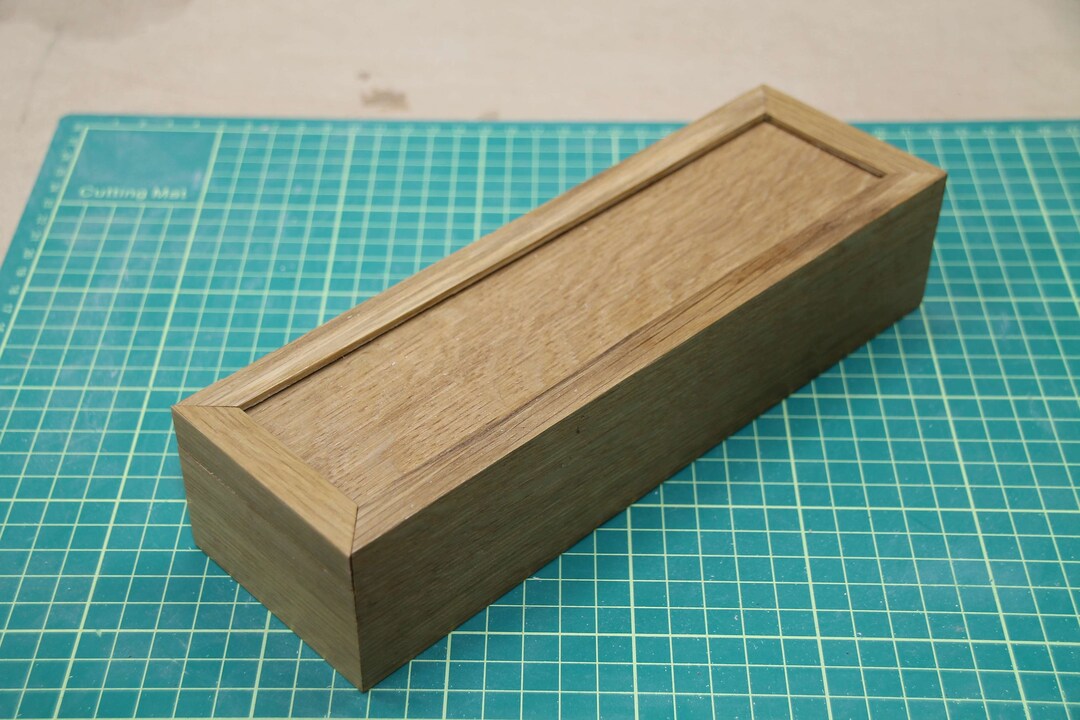 Wooden Pencil Box White Oak Etsy