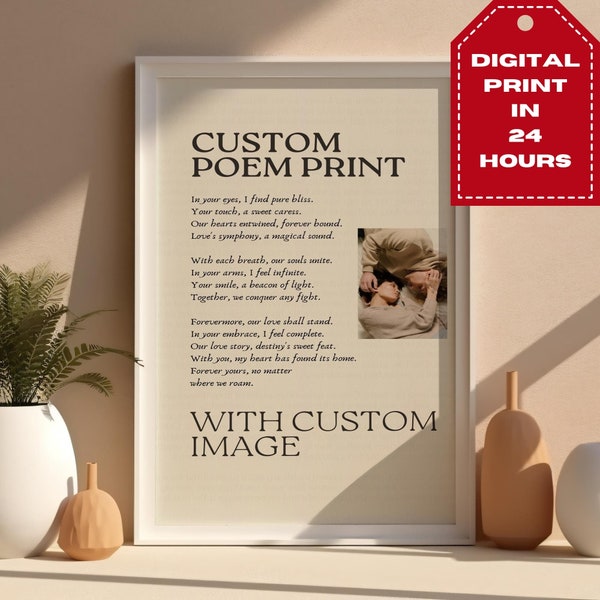 Custom Poem Print Etsy