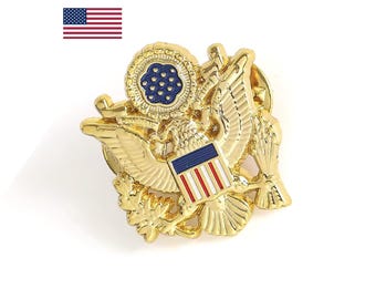 Épinglette des États-Unis, 250e blason des États-Unis Emblème de l'aigle américain 250e broche commémorative en or Épinglette du 4 juillet des États-Unis Édition LIMITÉE !