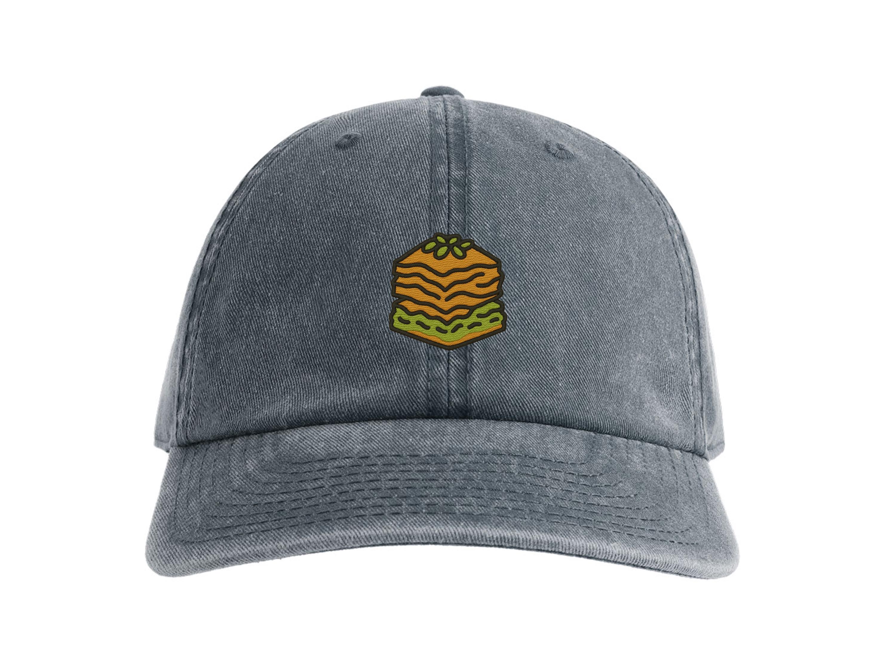 Baklava Embroidered Dad Hat, Embroidered Unisex Hat, Dad Cap