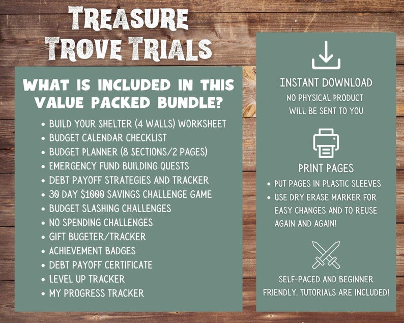 ADHD Life Planner for Family Chore Chart ADHD Kid Daily Routine Budget