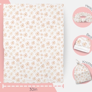 Custom Baby Shower Gift Girl Baby Personalized Swaddle Blanket and Hat Minimalist Baby Gift Pink Flower Blanket Personalized Name Blanket