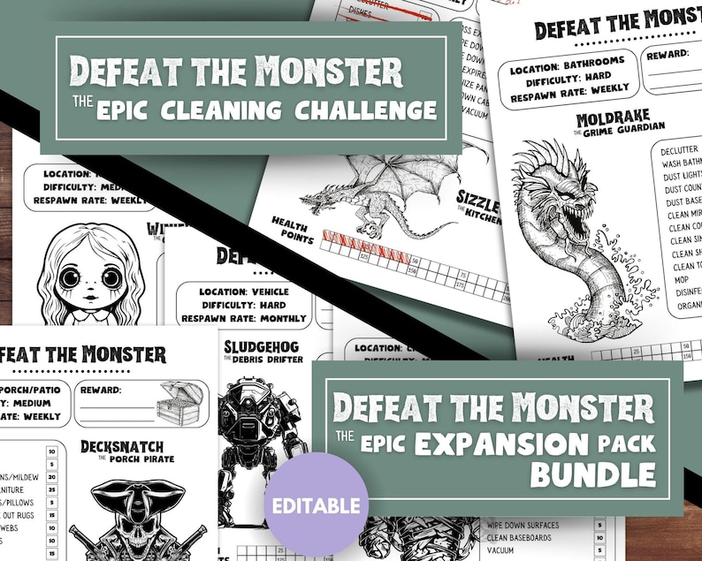 ADHD Life Planner for Family Chore Chart ADHD Kid Daily Routine Budget