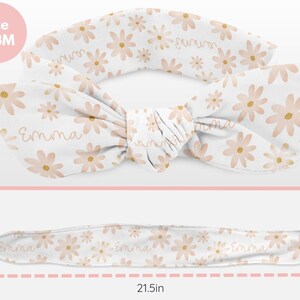 Custom Baby Shower Gift Girl Baby Personalized Swaddle Blanket and Hat Minimalist Baby Gift Pink Flower Blanket Personalized Name Blanket