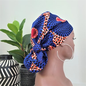 Large Satin Lined Scrub Hat, Protect Hair w/Satin Lined Ponytail Scrub Cap, Button/Size Option, See Description, Nurse/Surgical/Dr. Cap