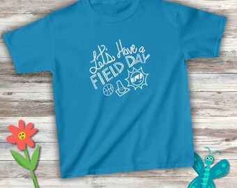 Kid's Field Day T-Shirt | Elementary School | Kids Sizing, Available in 11 Colors