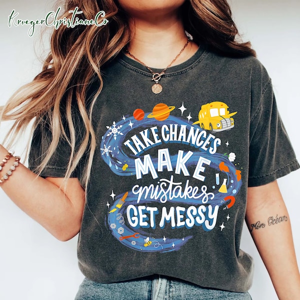 Take Chance Make Mistakes Get Messy T-shirt, Ms Frizzle Teacher Sweatshirt, Seatbelts Everyone Tee, The Magic School Bus Tee, Teacher Gift