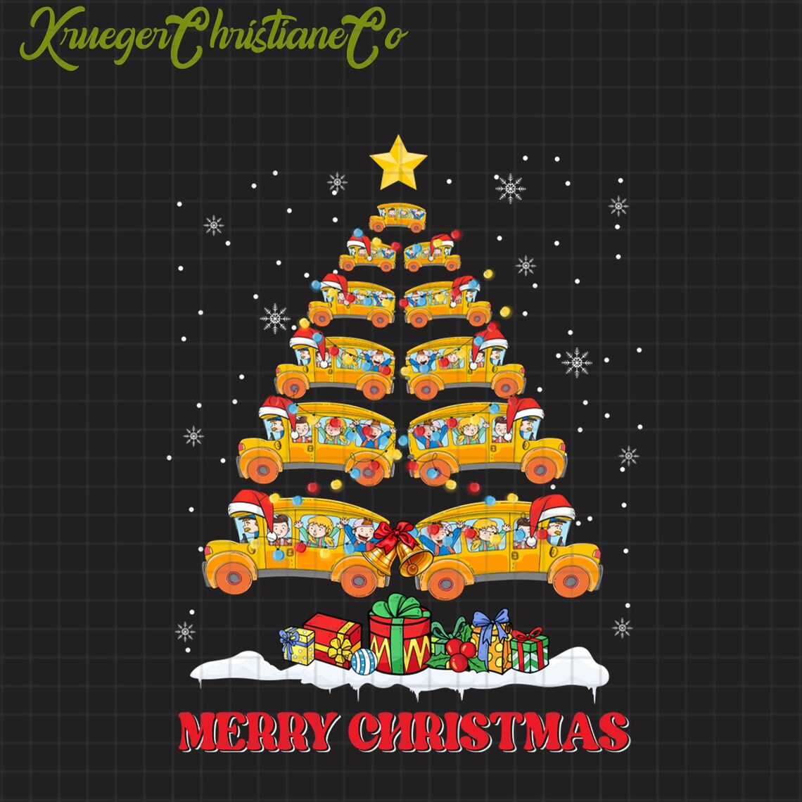 School Bus Christmas Tree Png, School Bus Driver Png, School Bus