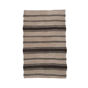 Hemp Bouquet Handwoven Vintage Hemp Rug, 11&#39;7&quot; x 7&#39;4&quot;