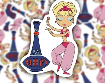 Jeanie Inspired Sticker 1960's