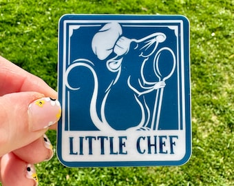 Little Chef Ratatouille Sign Sticker
