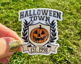 Halloween College Town Sticker