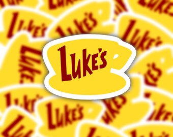 Luke's Coffee Sticker Waterproof