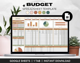 Paycheck, Biweekly, Weekly, Monthly Budget Spreadsheet Google Sheets, Digital Finance Planner Template, Personal Finance, Family Budget