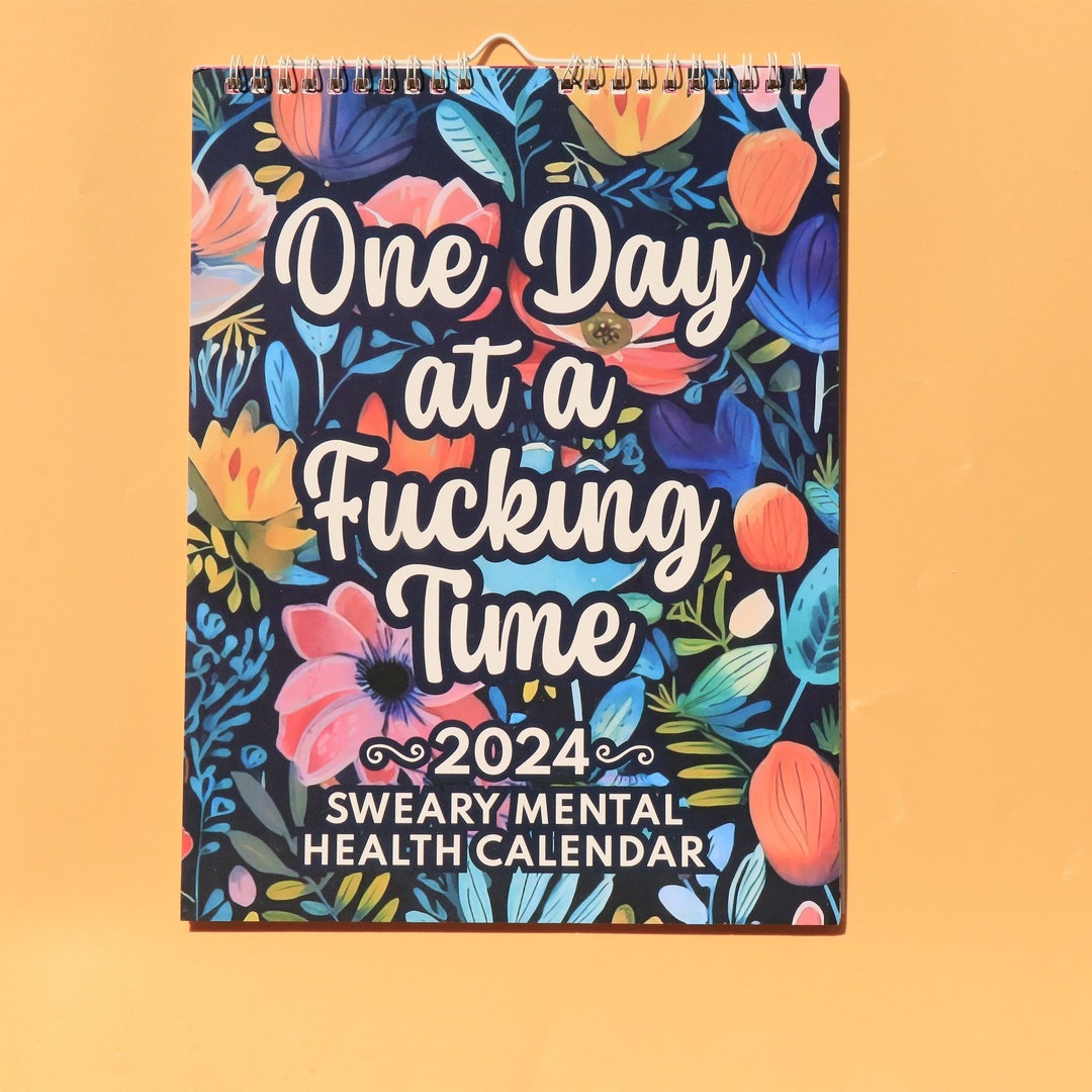 2025 Mental Health Calendar 2025 Wall Calendar 2025 Swear Etsy Australia