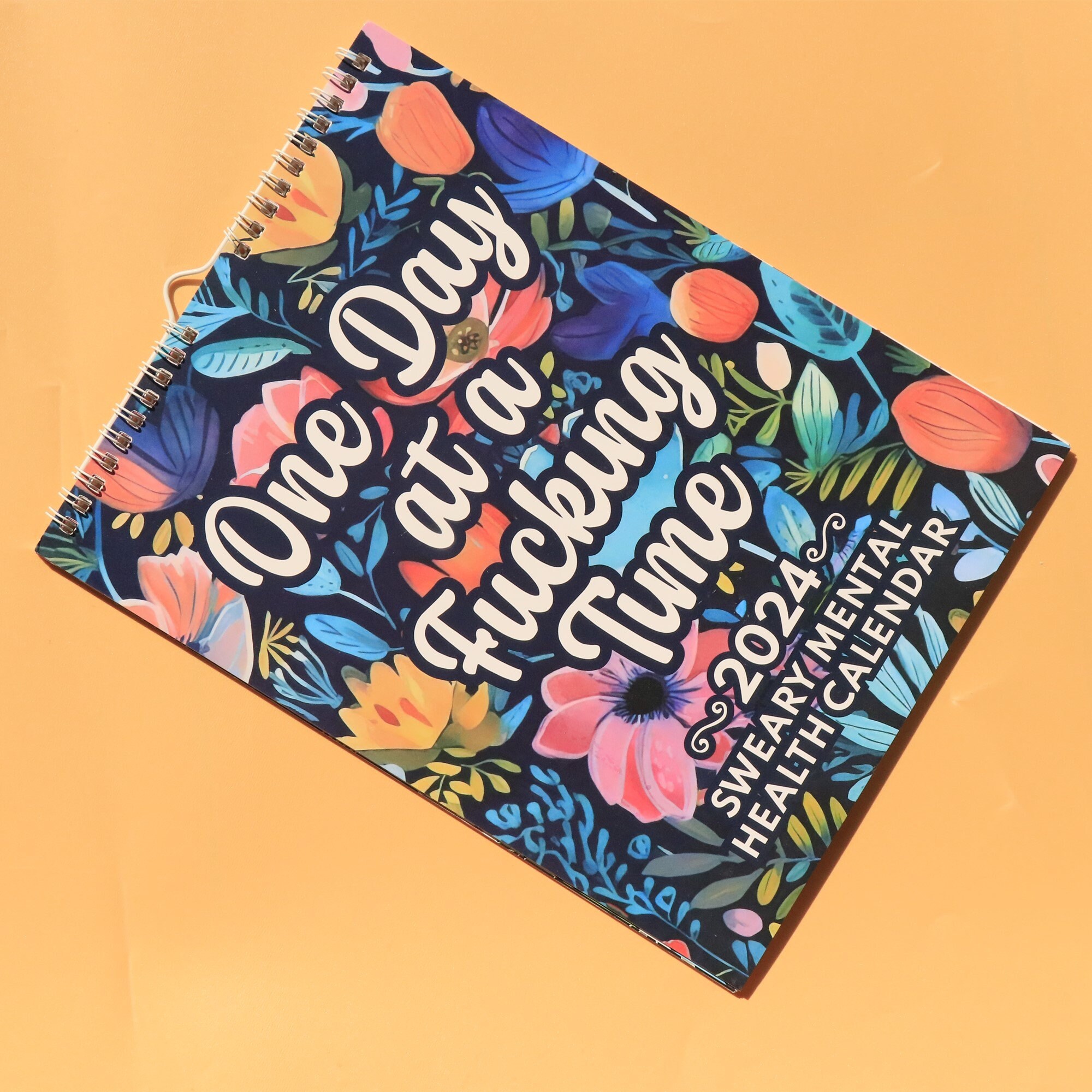 2024 Mental Health Calendar 2024 Wall Calendar 2024 Swear Etsy Australia