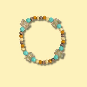 Butterfly Glass Beaded Bracelet