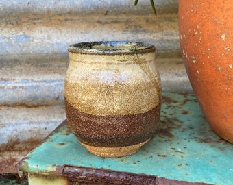 Earthy Mug Handmade Boho Ceramic Coffee Cup Large Cup Brown Glaze Earthy Mug Terracotta Unique Piece Ceramic Art Boho Mug Rustic Japanese