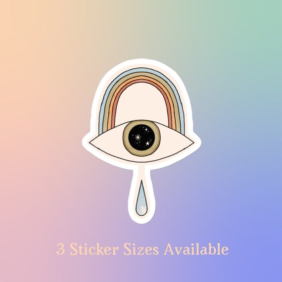 Astral Eye Vinyl Sticker Cosmic Psychedelic Trippy Art