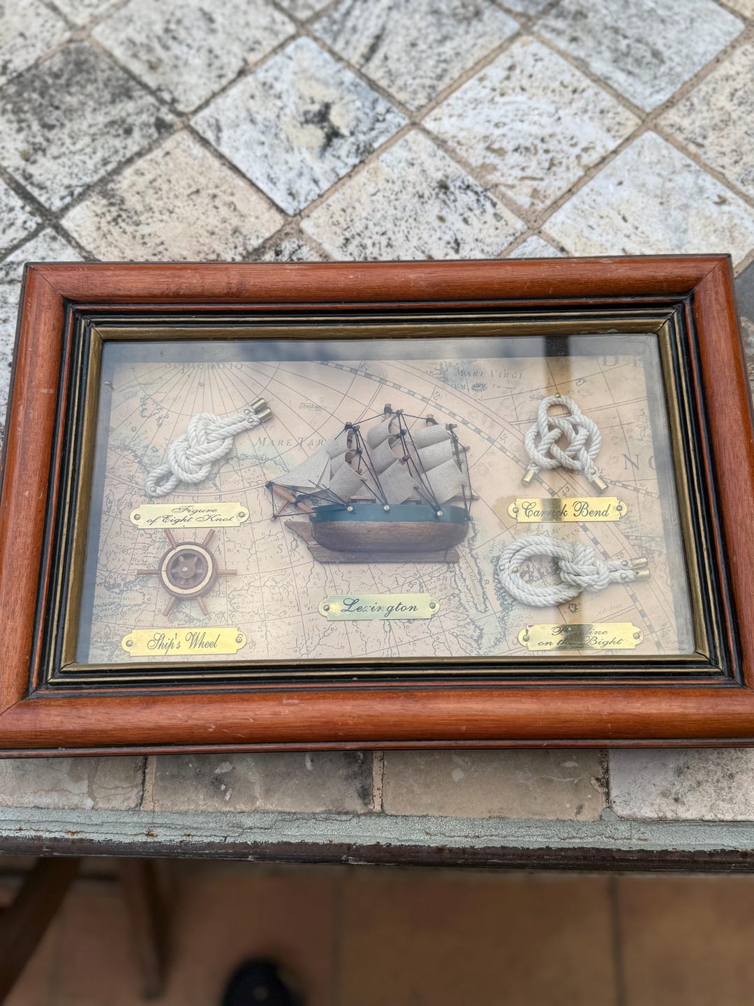 Vintage Nautical Framed Knots Shadow Box - Etsy