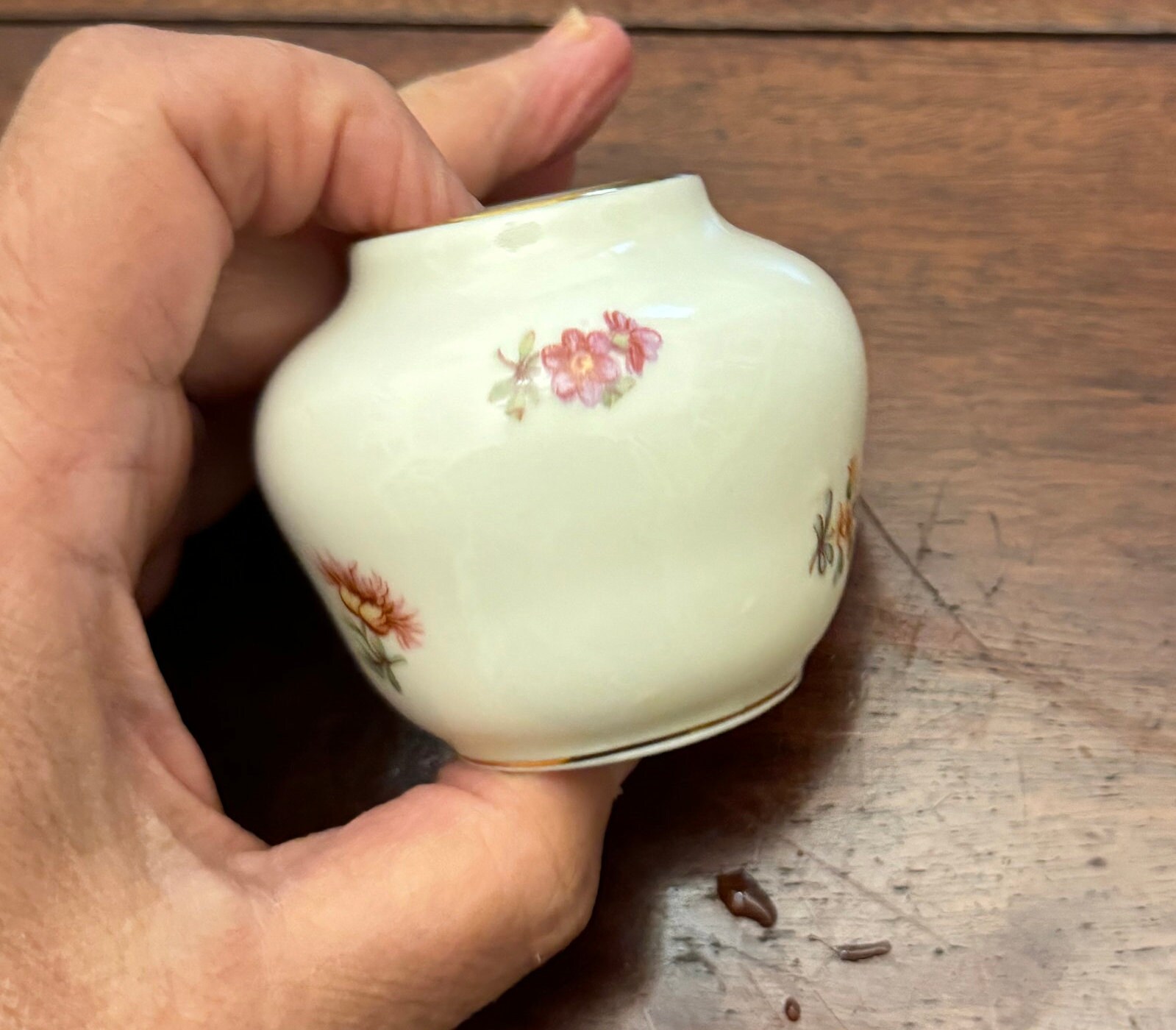 ヴィンテージRWKバイエルンミニチュア磁器花瓶：花飾り装飾 - Etsy 日本