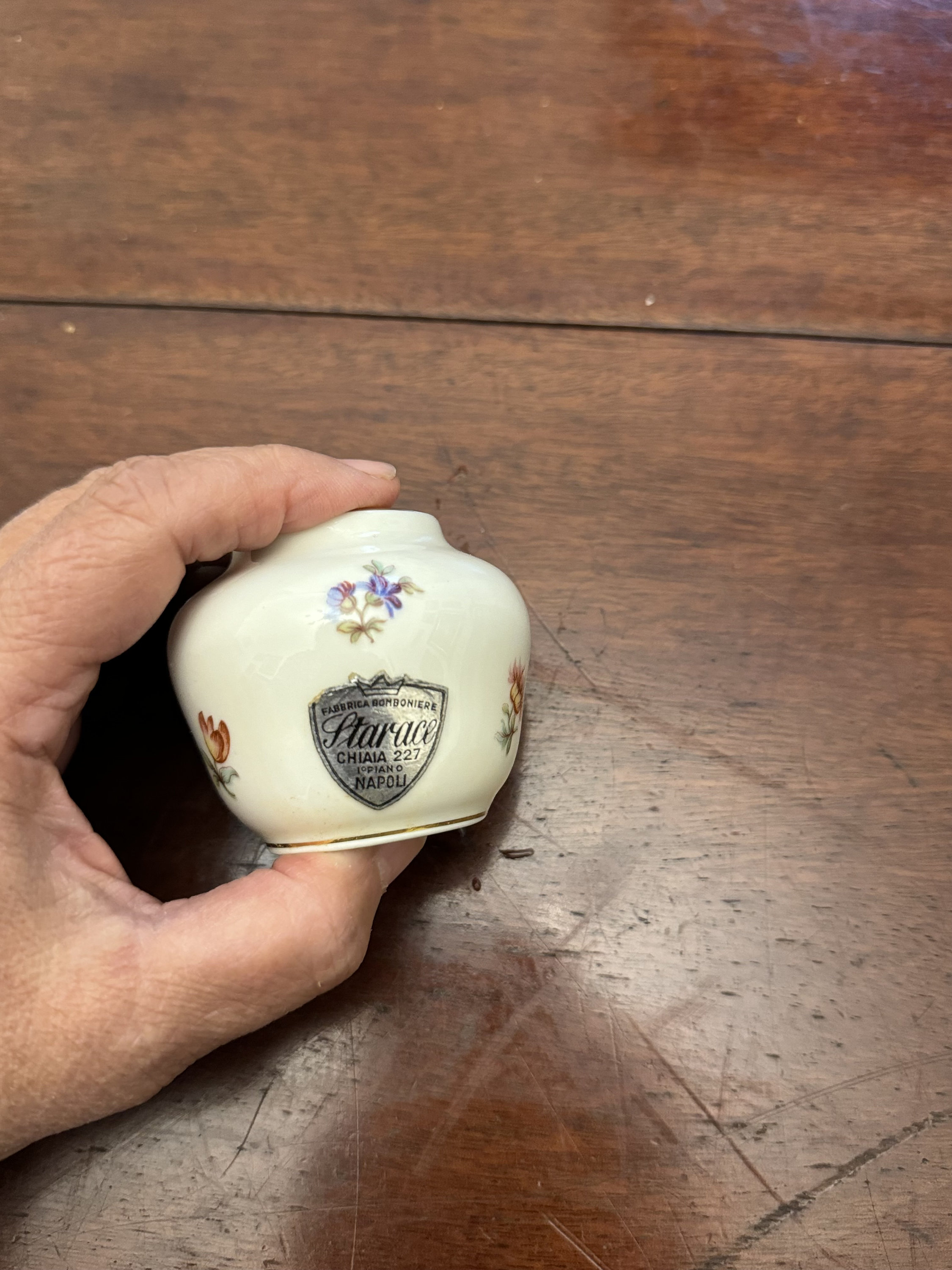 ヴィンテージRWKバイエルンミニチュア磁器花瓶：花飾り装飾 - Etsy 日本