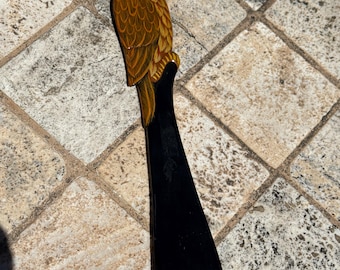 Calzascarpe Gufo legno vintage