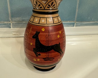 ☆美品☆イタリア製 デルータ陶器 大きな花瓶 花器 花柄 高さ30cm ☆美品☆イタリア製 デルータ陶器 大きな花瓶 花器 花柄 高さ30cm