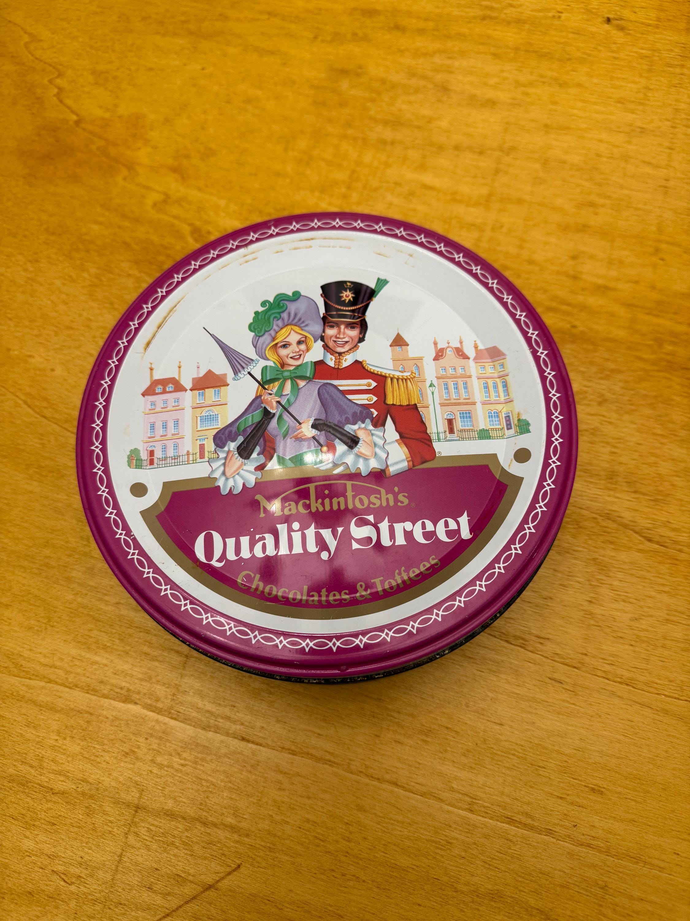 Vintage Scatola Di Latta Mackintosh's Quality Street
