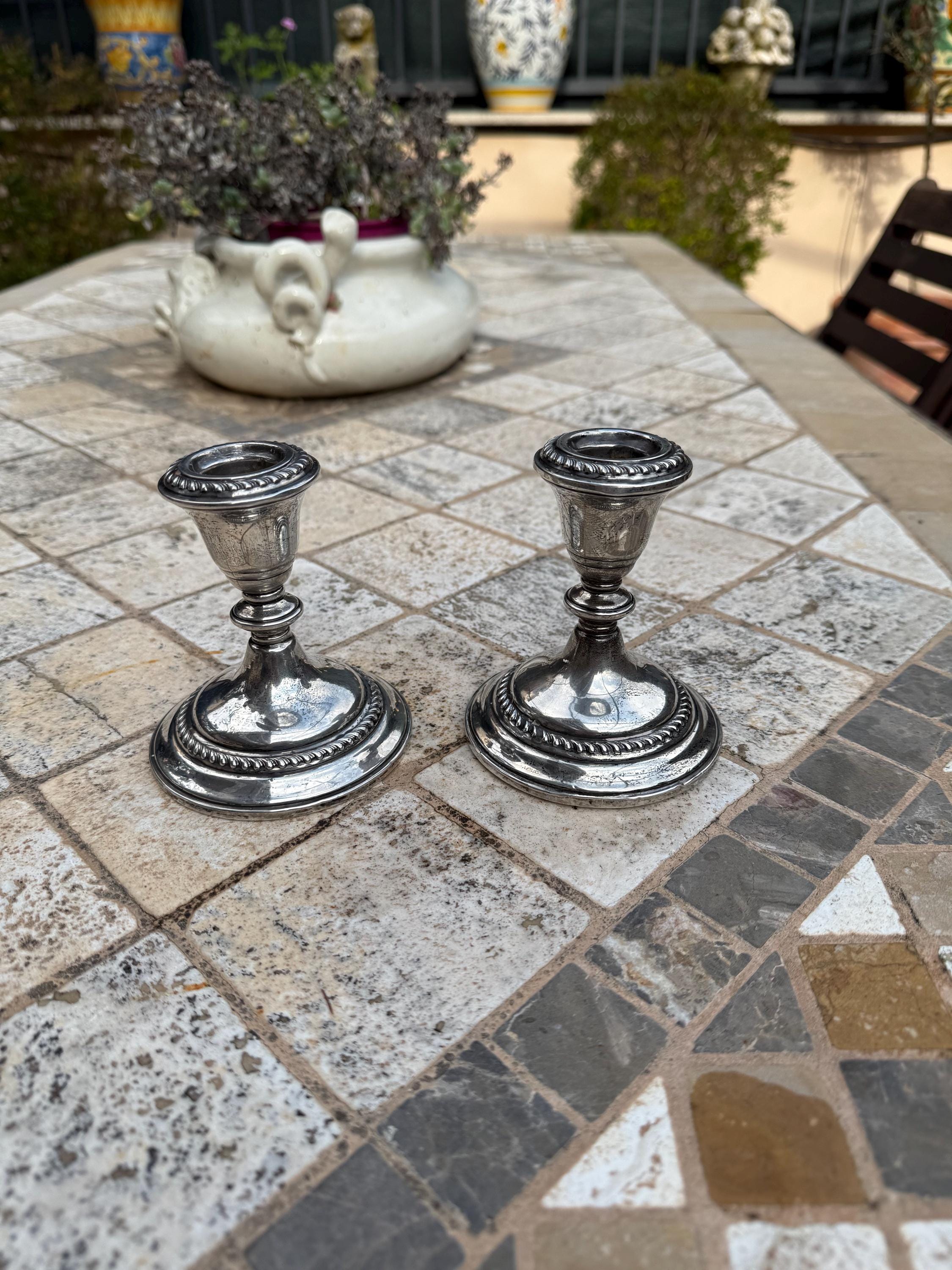 Gorham Silver Candelabra Pair - Etsy